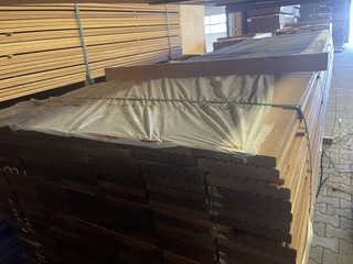 Ca. 100x Guyana Teak vlonderplanken , 21x145mm, lengte 365cm